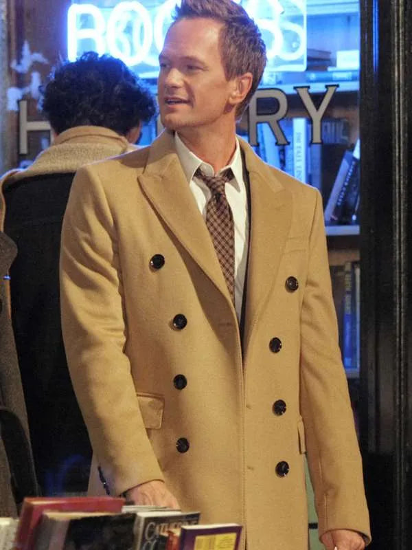  How I Met Your Mother Barney Stinson Brown Wool Coat