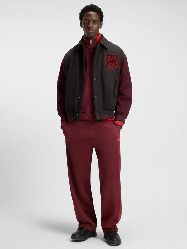 HUGO X RB BOMBER JACKET WITH BULL GRAPHICS