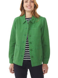 Ida Bahringer Women's Green Cotton Jacket