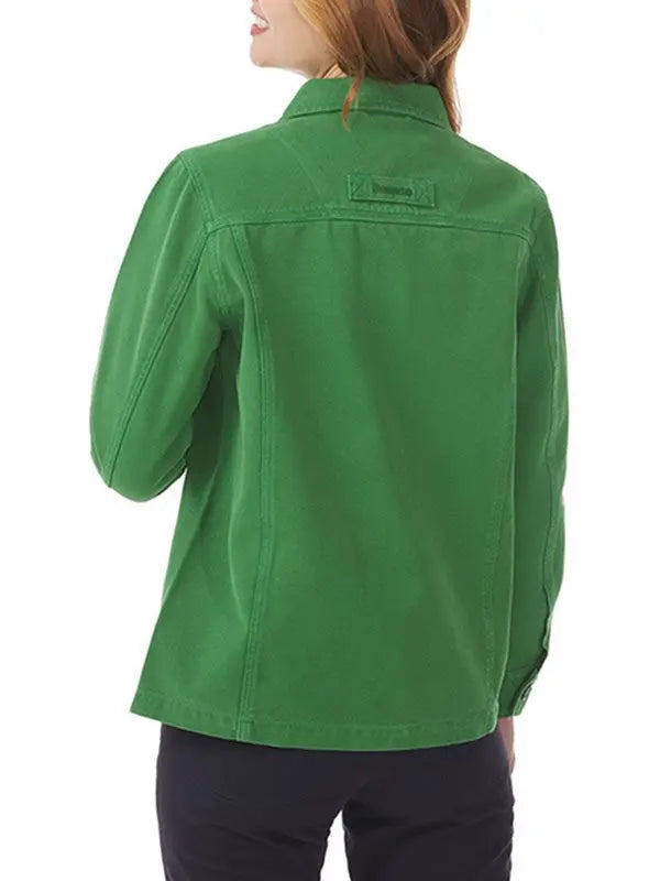 Ida Bahringer Women's Green Cotton Jacket