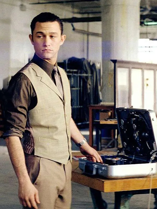 
 Inception Joseph Gordon Levitt Beige Vest