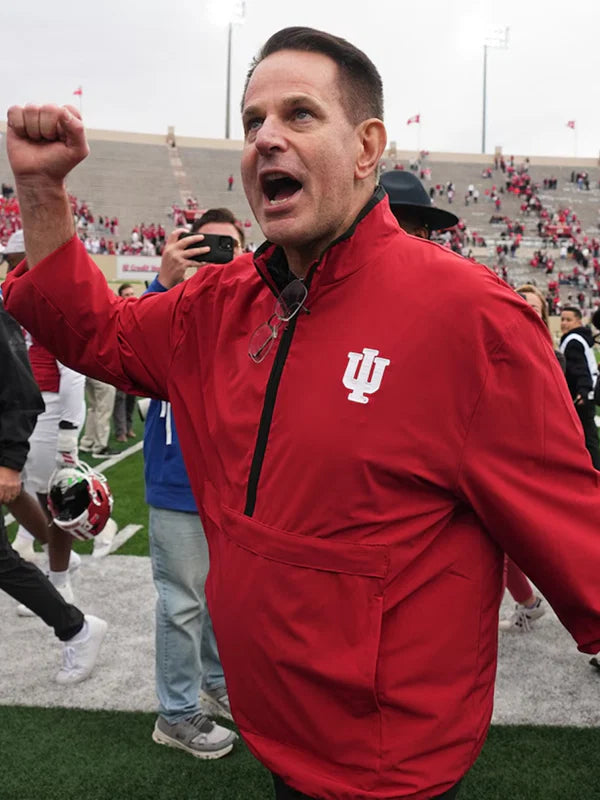 Indiana-Hoosiers-Sideline-Curt-Cignetti-Jacket-Red