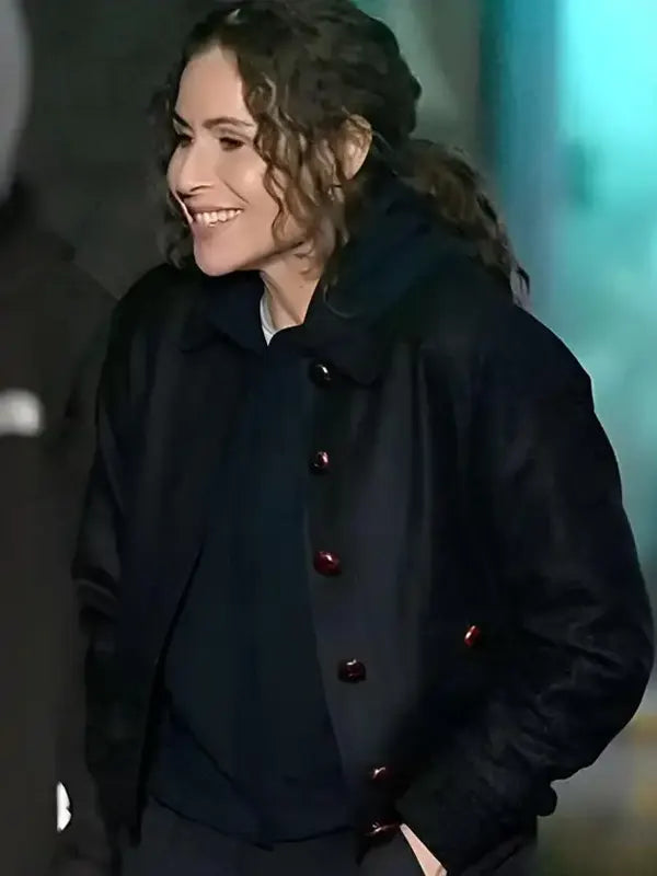 Ingrid Greene Run Away S01  New Wool Black Jacket
