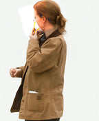 Jessica Chastain Interstellar Brown Cotton Jacket