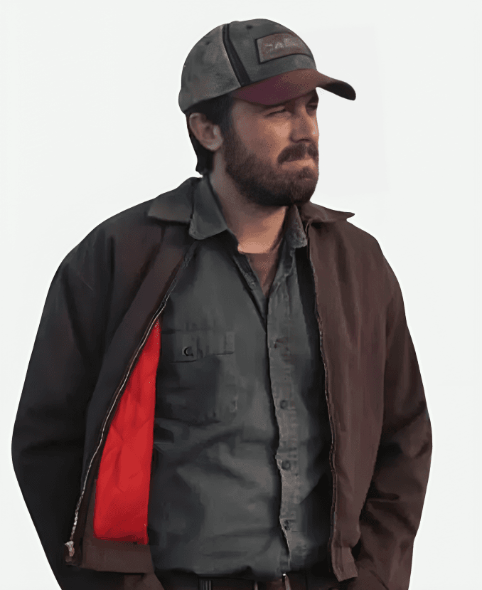 
 Casey Affleck Interstellar Brown Cotton Jacket
