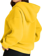 Isabella Women's Yellow Pullover Hoodie
