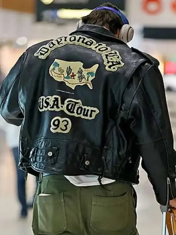 Jacob Elordi Leather Jacket