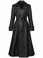 Jenna Ortega Wednesday  Leather Coat