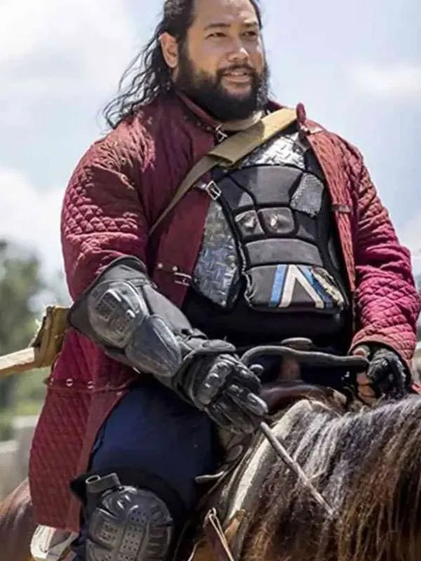 Cooper Andrews The Walking Dead S09 Red Wool Jacket
