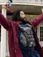 Cooper Andrews The Walking Dead S09 Red Wool Jacket