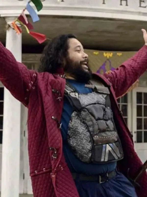 Cooper Andrews The Walking Dead S09 Red Wool Jacket