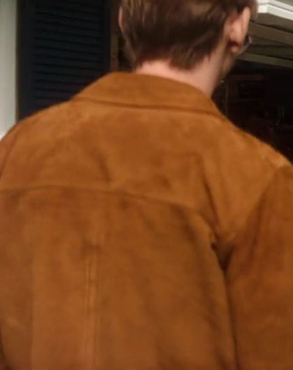 Jimmi Simpson Black Mirror S07 Brown Suede Leather Jacket
