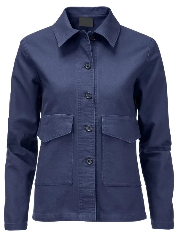 Joanie Mraz Dark Blue Women's Cotton Jacket