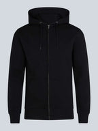 Johnathan Legros Men Fit Black Zipper Hoodie