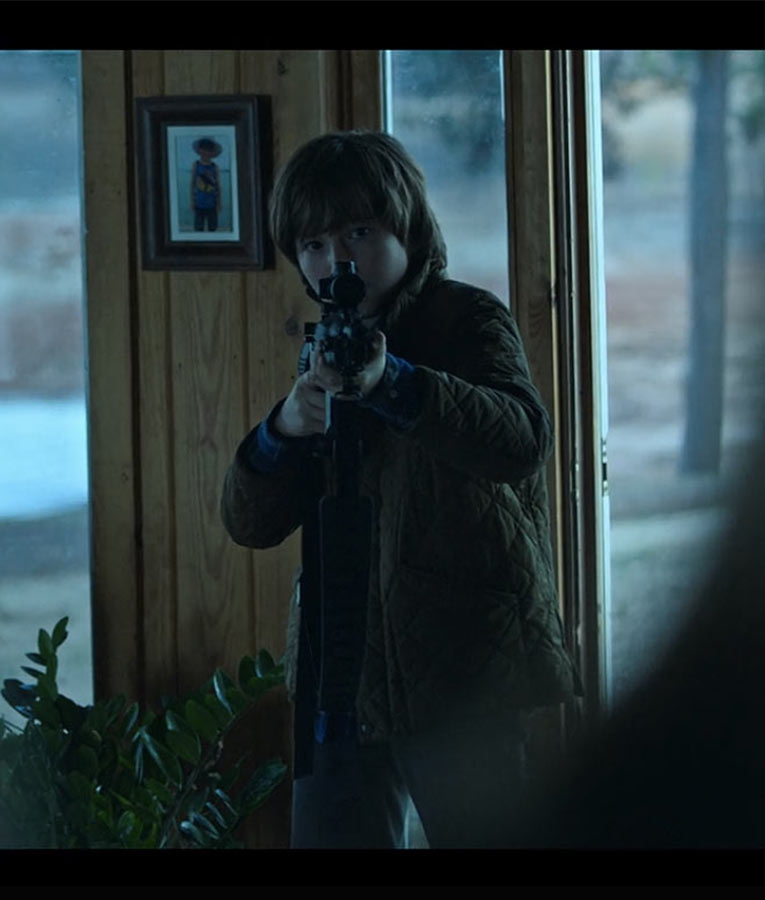 Ozark Season Jonah Byrde Brown Puffer Jacket



