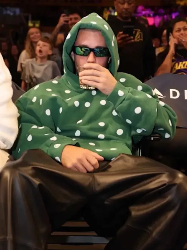 JustinBieber2026PolkaDotHoodie