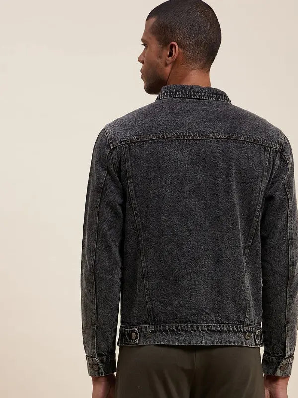 Kenneth Black Denim Washed Jacket