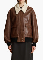 Khaite Shellar Jacket Brown
