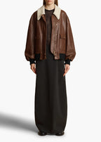 Khaite Shellar Jacket Brown