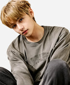 Bts V X Champion Grey Sweatshirt