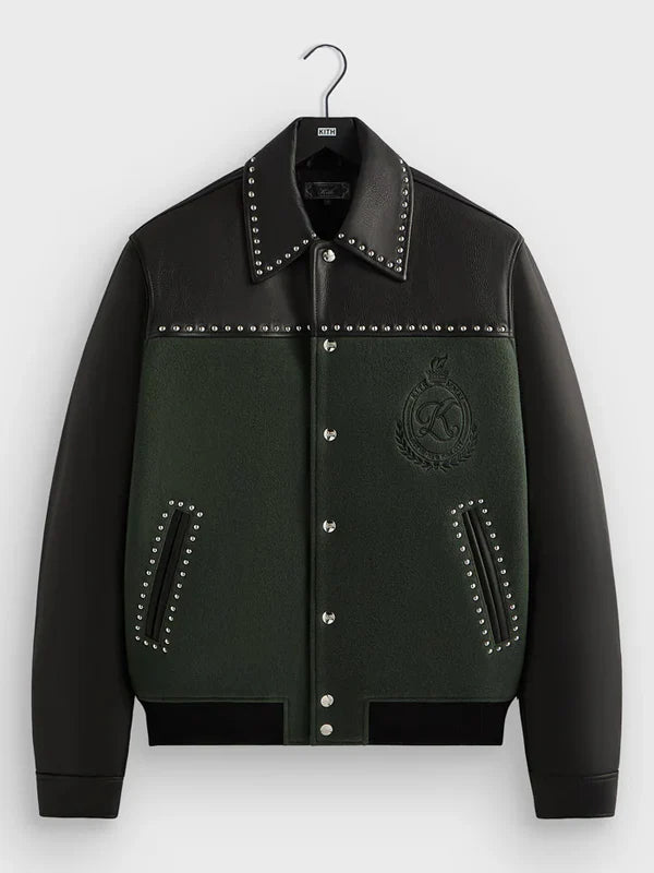 Kith-Leather-Combo-Varsity-Jacket