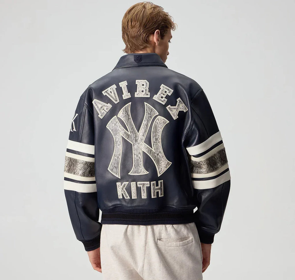 Kith_Yankees_Leather_Jacket_Near_Me