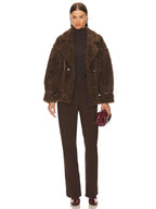 LAMARQUE-Badu-Faux-Shearling-Jacket-In-Brown