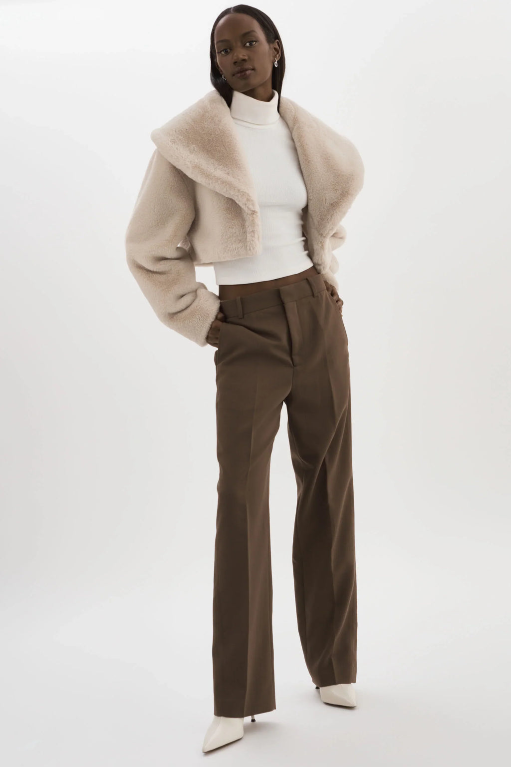 LAMARQUE-Danika-Faux-Fur-Cropped-Jacket