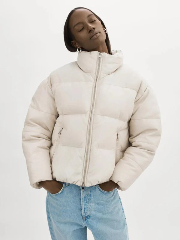 LAMARQUE-Iris-Puffer-Leather-Jacket