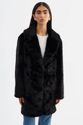 LAMARQUE-Linnea-Faux-Fur-Coat-In-Black