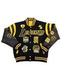 La-Lakers-Kobe-Bryant-Collage-Legends-Black-Varsity-Jacket