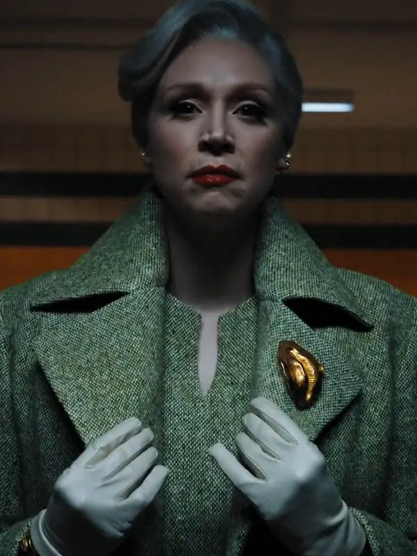Larissa Weems Wednesday 2022  Wool Coat
