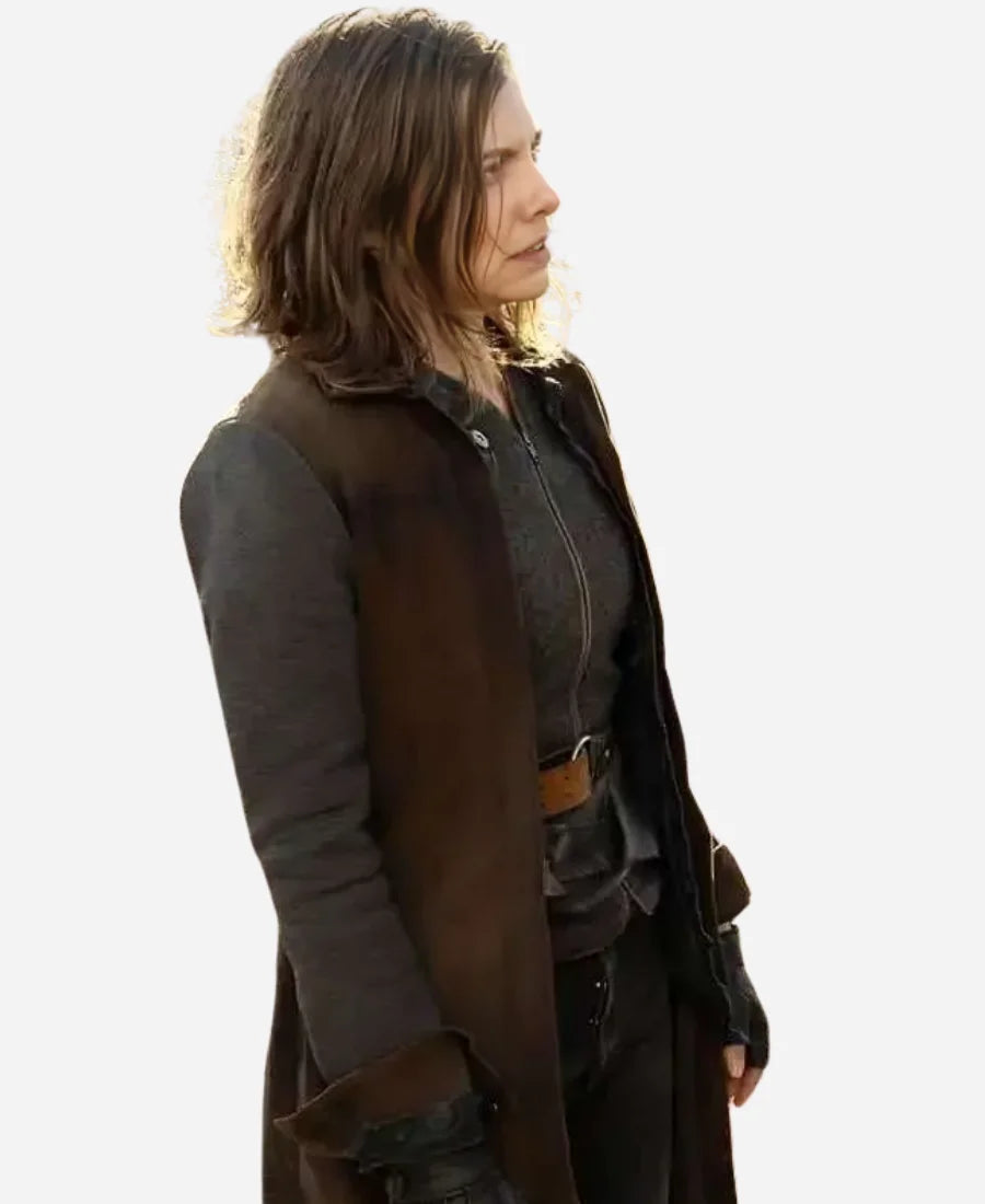 
 The Walking Dead Dead City S02 Maggie Rhee Wool Coat