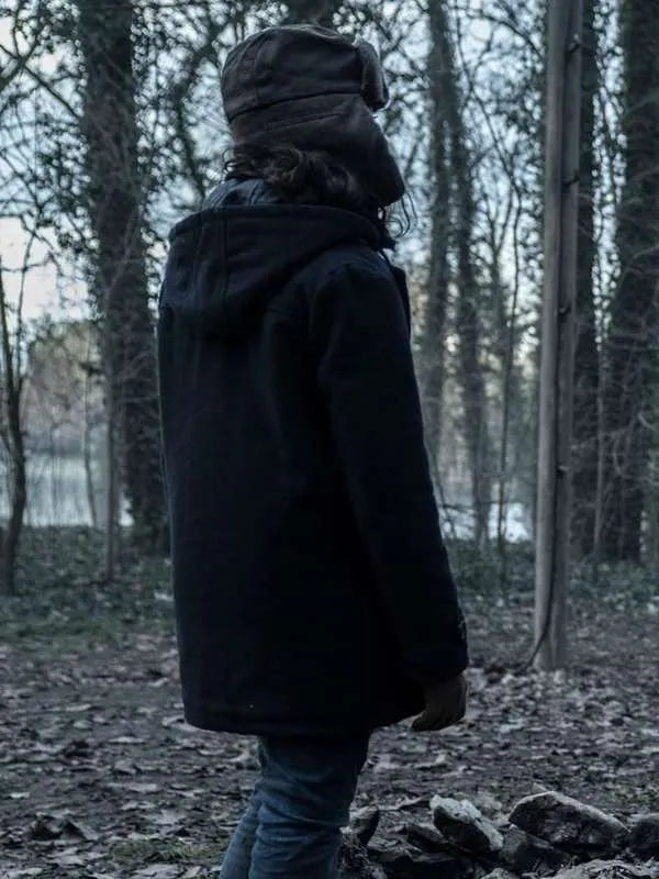  The Walking Dead Laurent S01 Black Wool Coat