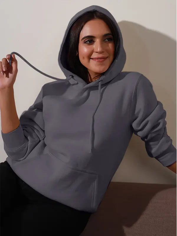 Lavern Ritchie Women's Grey Pullover Hoodie