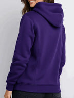 Lennie Cassin Women's Dark Purple Pullover Hoodie