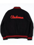 Letter C Black Varsity Jacket
