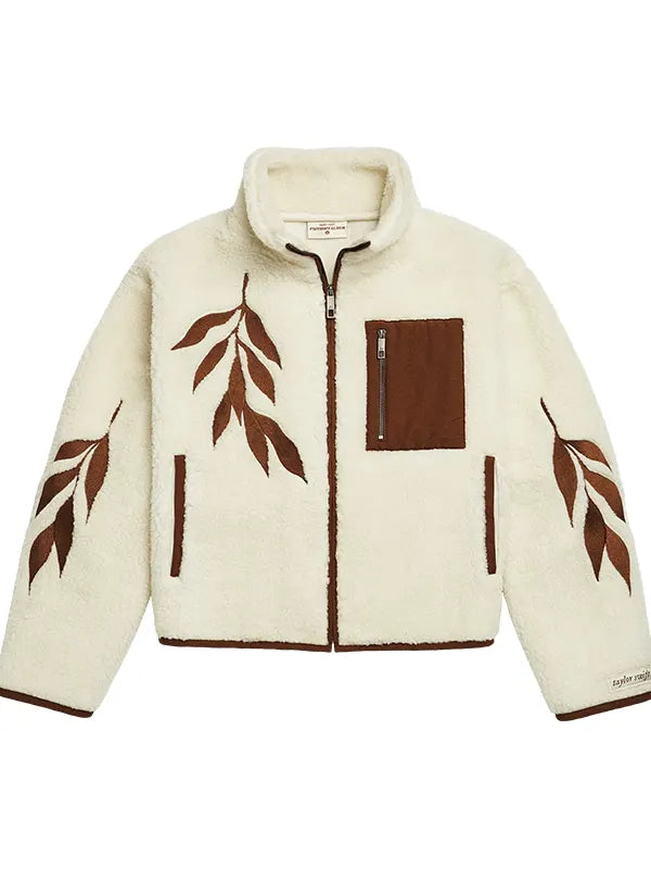 Life Is A Willow ZIP Up Sherpa Fleece Jacket