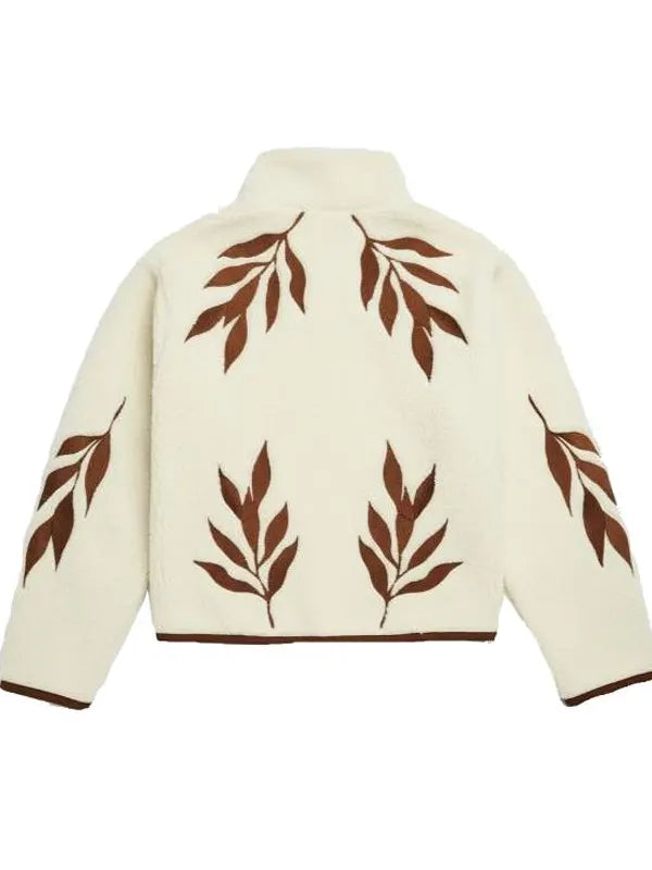 Life Is A Willow ZIP Up Sherpa Fleece Jacket
