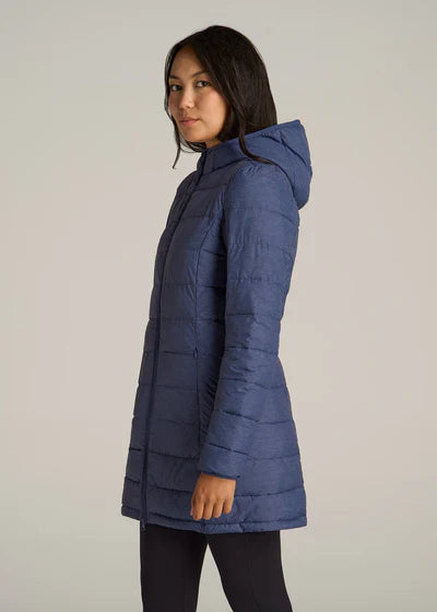 Lightweight quilted puffer women