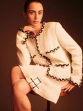 Emily In Paris S03 Lily Collins Wool Coat