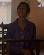 
 Lily Collins Emily In Paris S02 New   Leather Jacket
