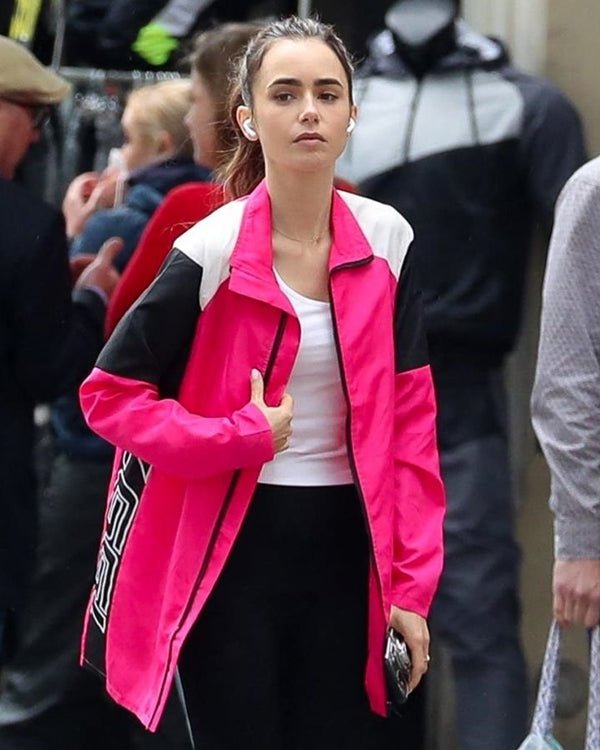 Lily Cooper Emily in Paris S02 Pink Cotton Jacket
