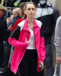 Lily Cooper Emily in Paris S02 Pink Cotton Jacket