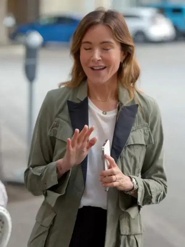 Liz Green green cotton jacket Shrinking S02
