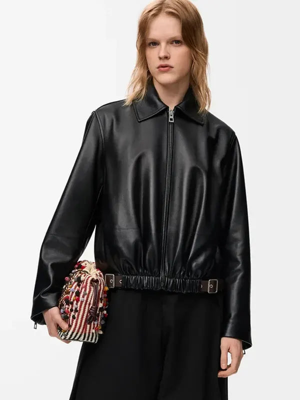 Loewe Black Bomber Jacket