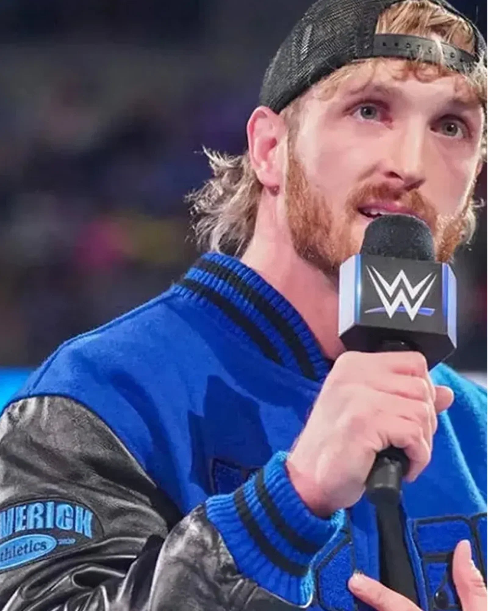 Logan_Paul_Blue_And_Black_Bomber_Jacket_For_Sale