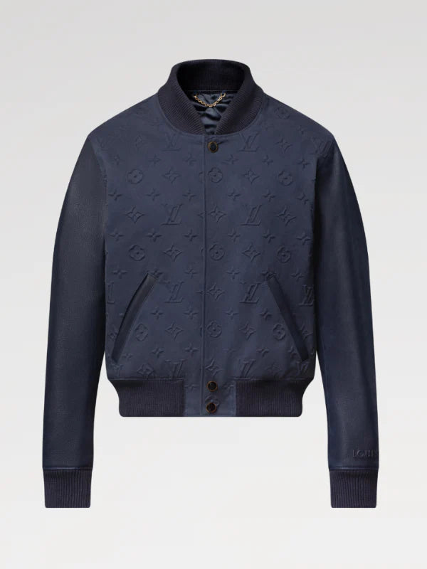 Louis-Vuitton-Embossed-Monogram-Cotton-Varsity-Jacket
