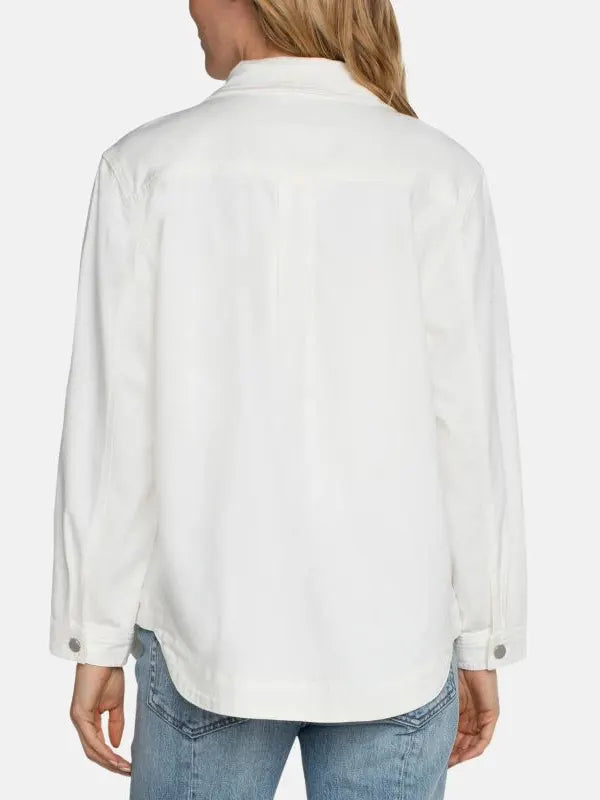Mac Pacocha White Cotton Women's Jacket