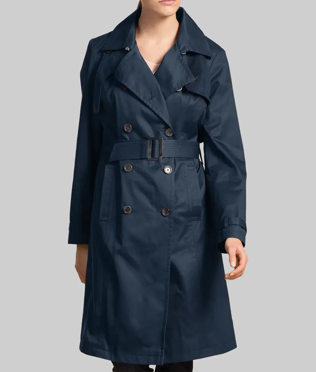 
 The Walking Dead Marion Genet Blue Cotton Coat